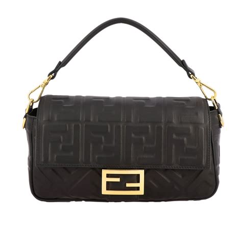 fendi slouchy bag|fendi leather shoulder bag.